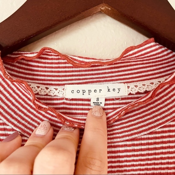 Copper Key | Ribbed Long Sleeve Dress - Picture 3 of 5